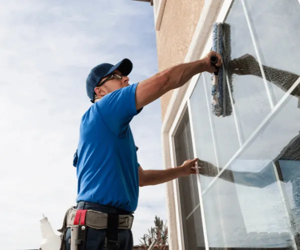 Farmhouse window cleaning in Lincoln County, WA